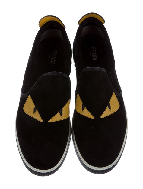 fendi monster sneaker|Fendi monster slip on sneakers.